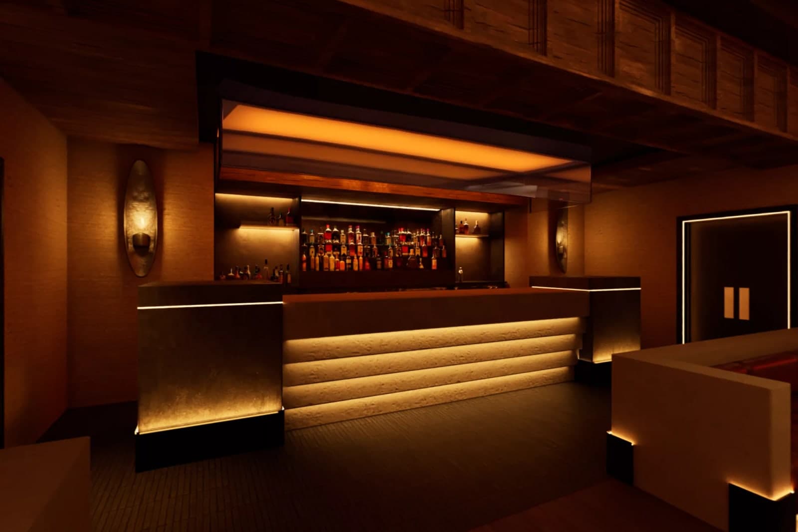99 Regent Street, the bar