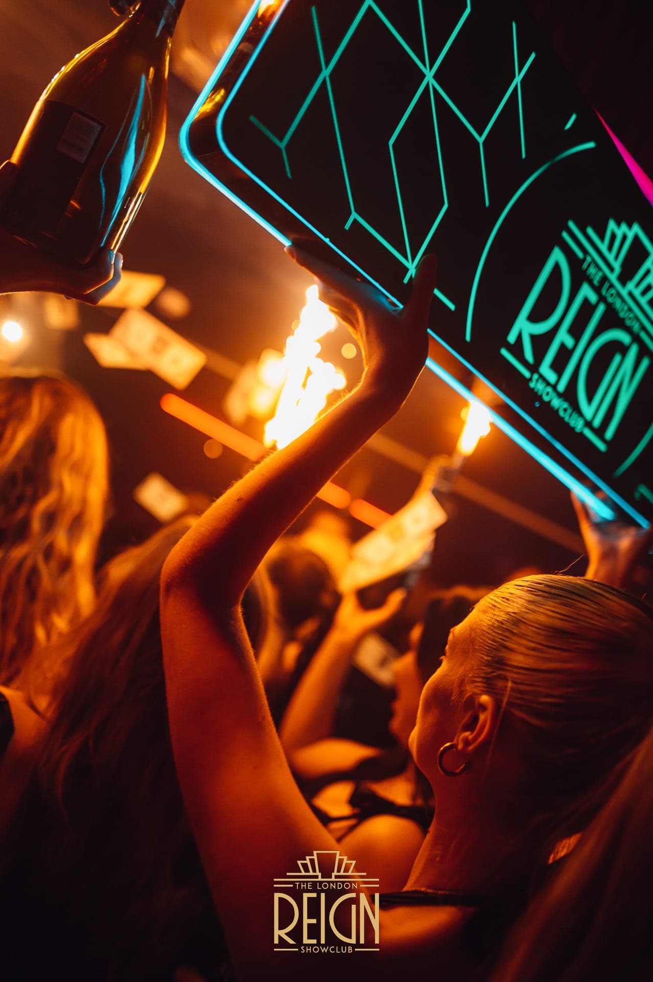 The London Reign nightclub tonight